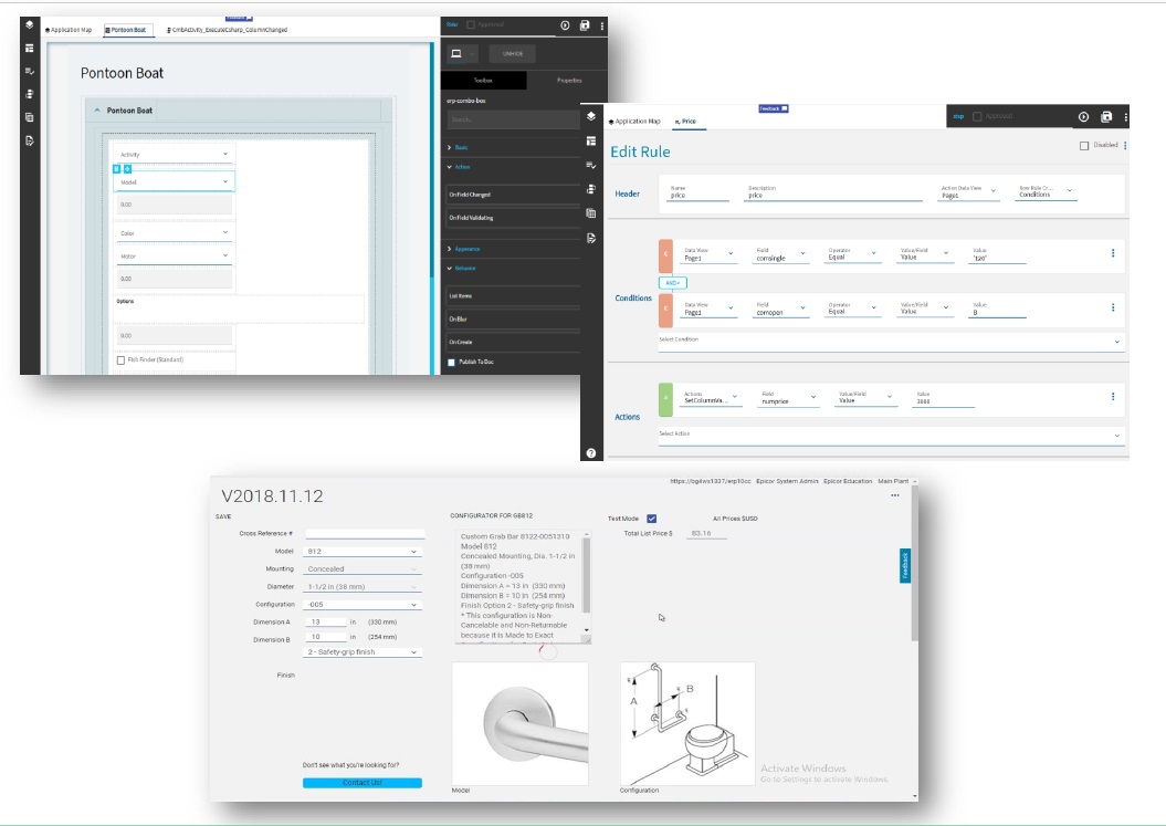 epicor-kinetic-erp-configurator-screens